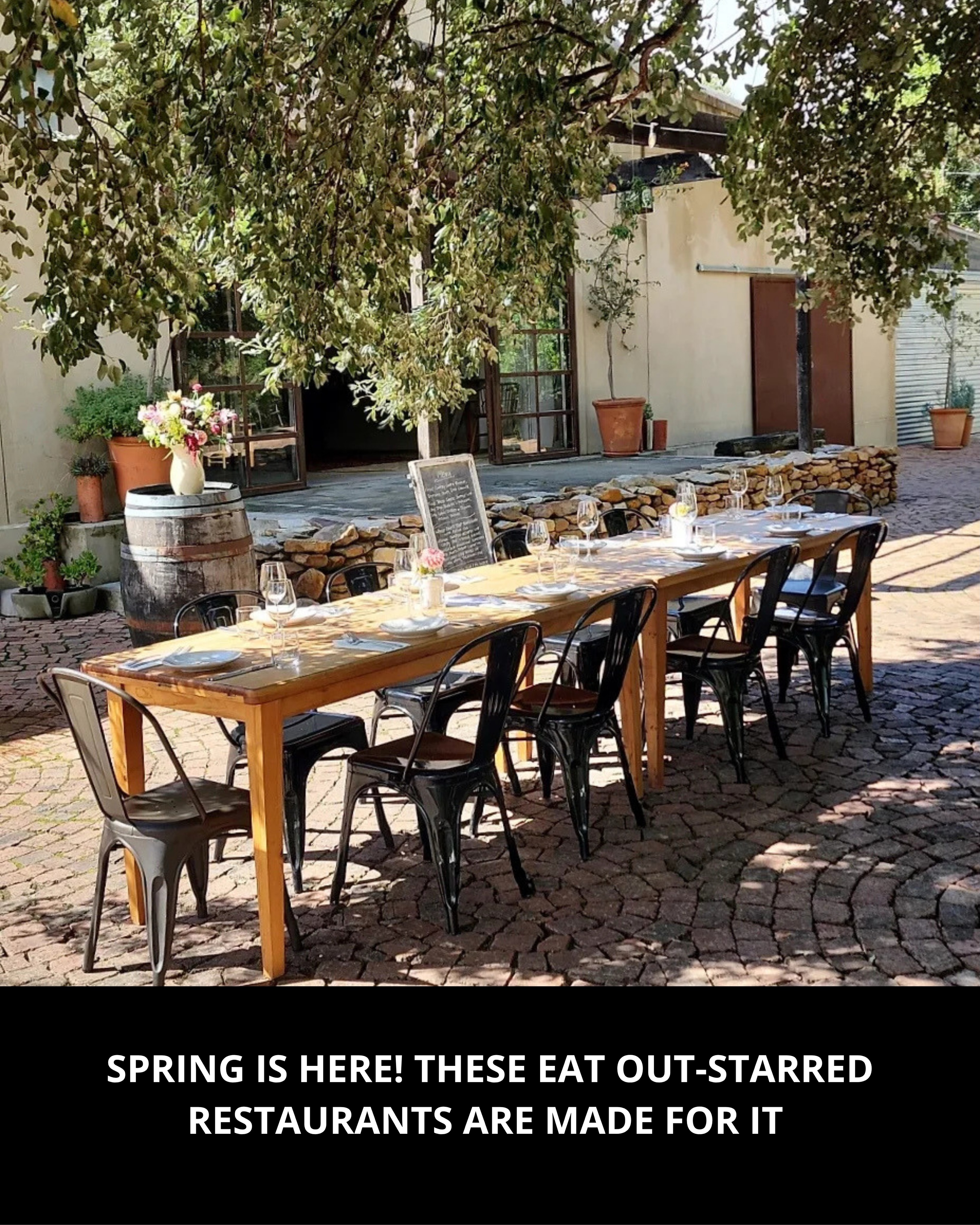 South African Restaurants For Springtime Dining