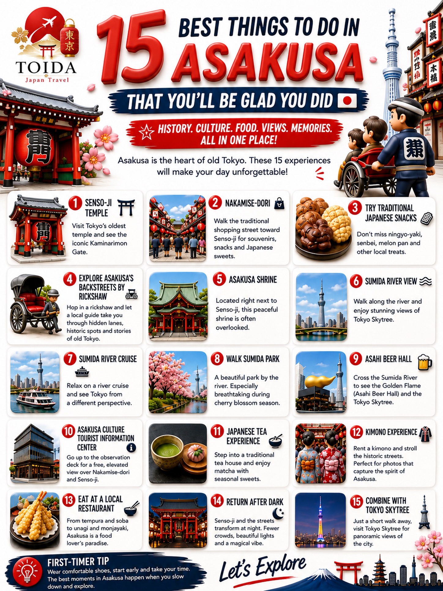 Asakusa's Iconic Attractions and Cultural Experiences