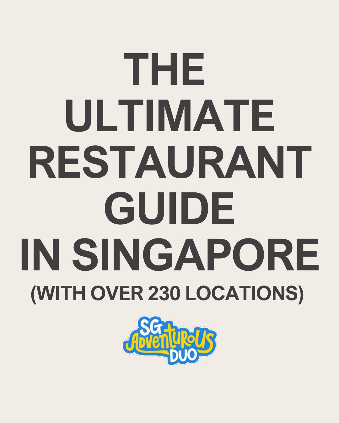 Singapore Restaurant Guide: Arab Street & Beyond