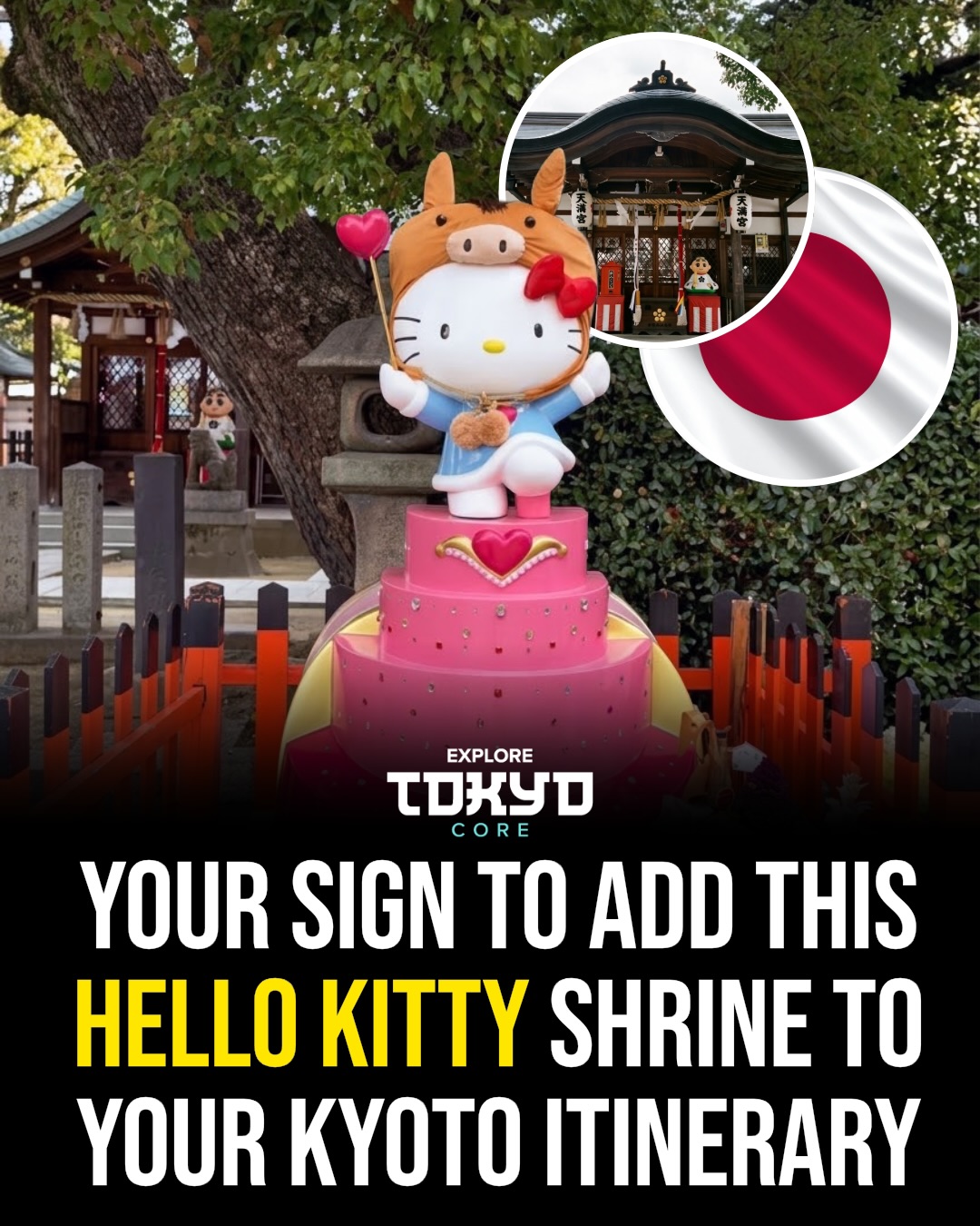 Hello Kitty Shrine at Awaji Island Complex