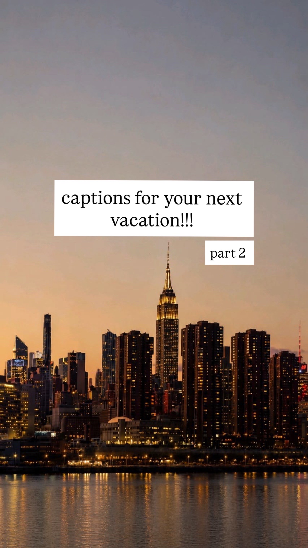 Vacation Captions For Iconic US Destinations