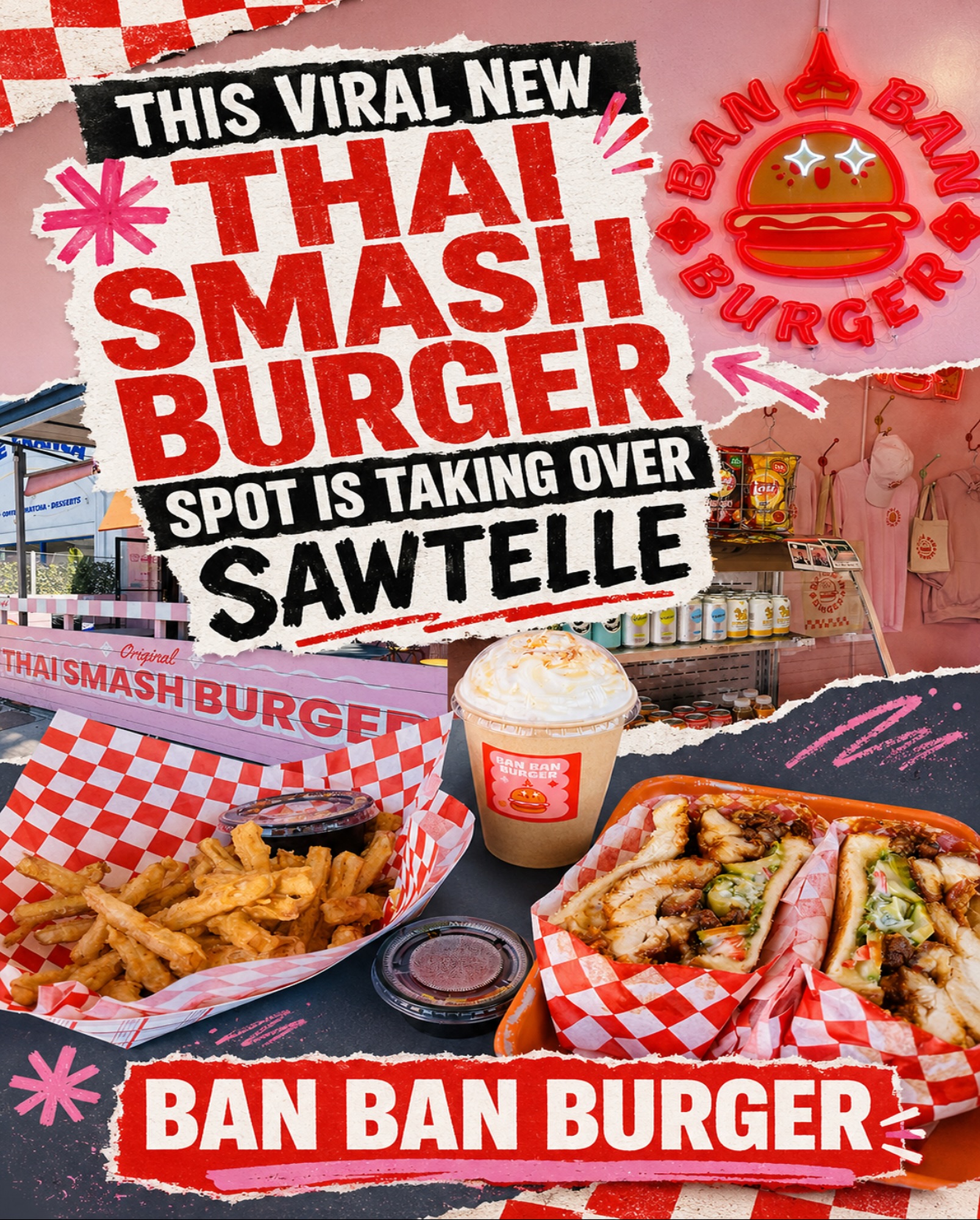 Sawtelle Japantown's Thai Smash Burger Spot