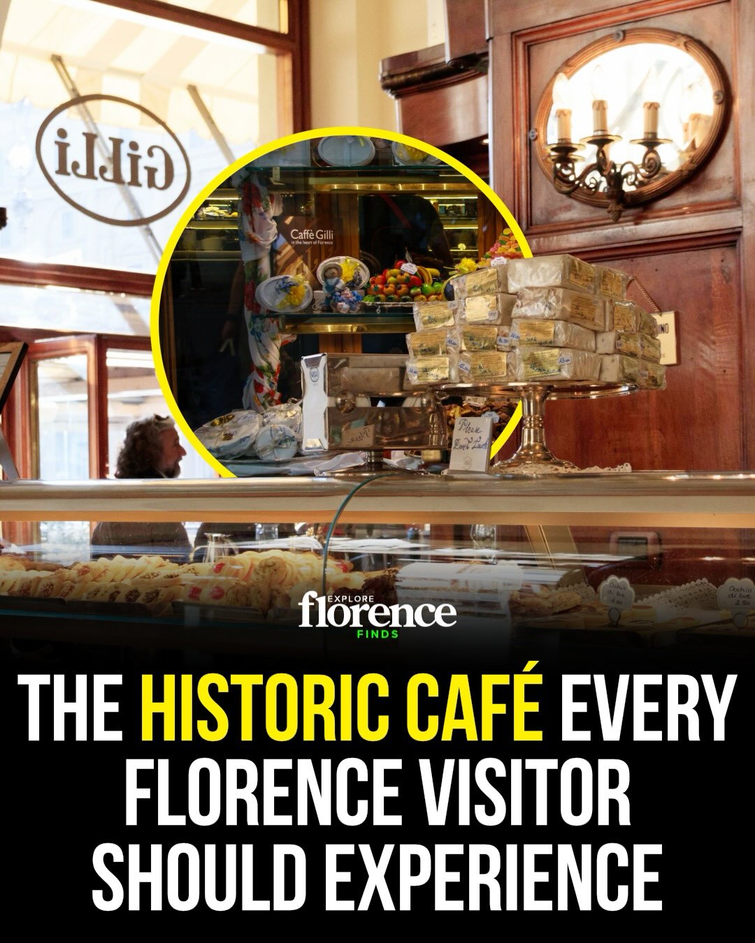 Historic Florence Cafe on Republic Square