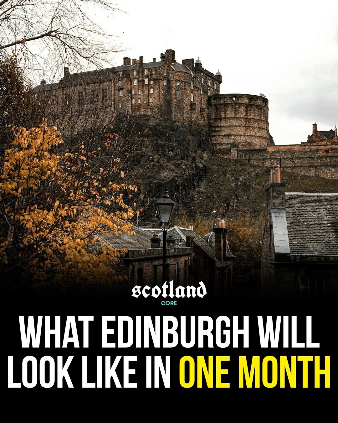 Autumnal Edinburgh's Historic Sites And Scenic Views