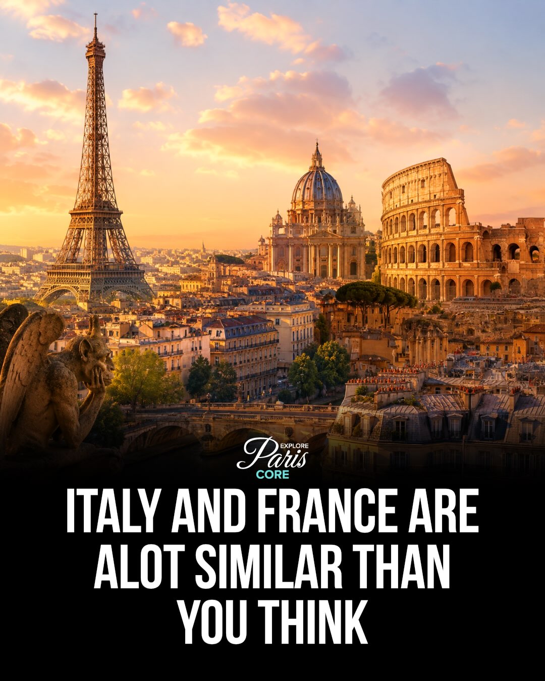 Italian and French Destinations for Exploration
