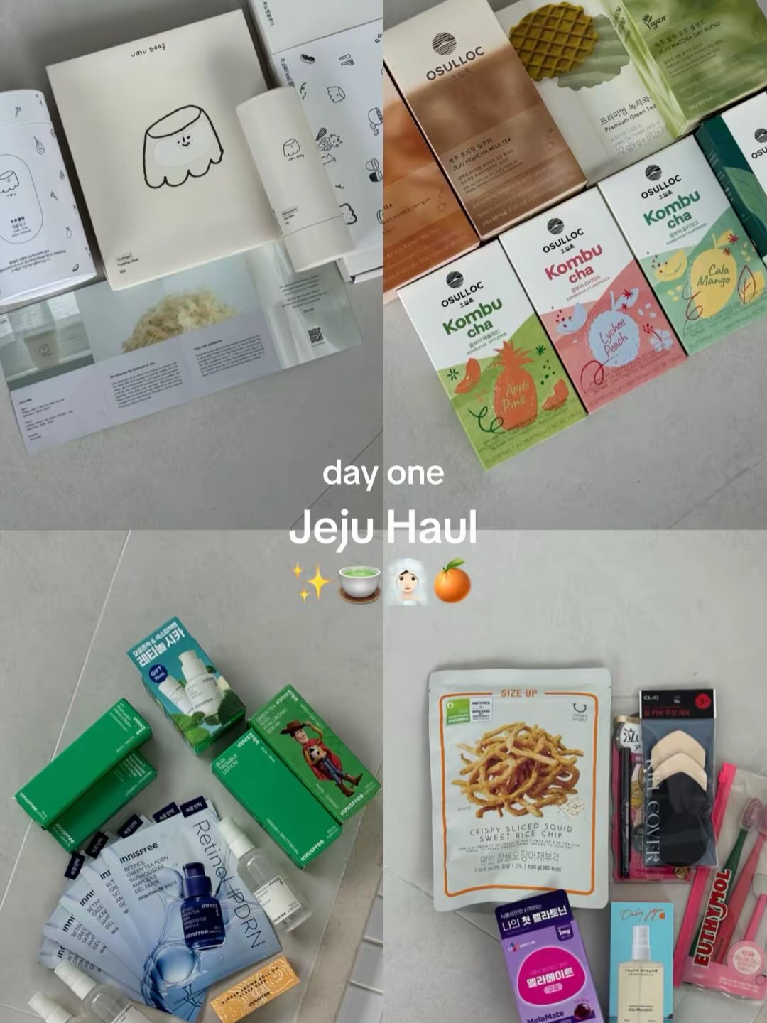 Jeju Island Haul: Tea, Skincare, and More