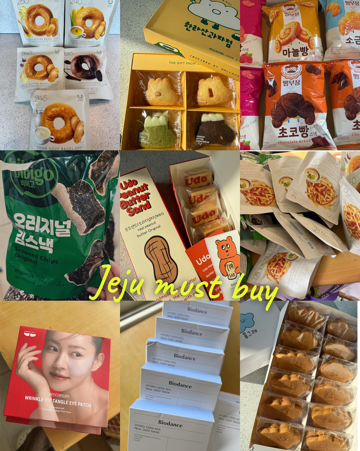 Jeju Island Souvenir & Snack Guide