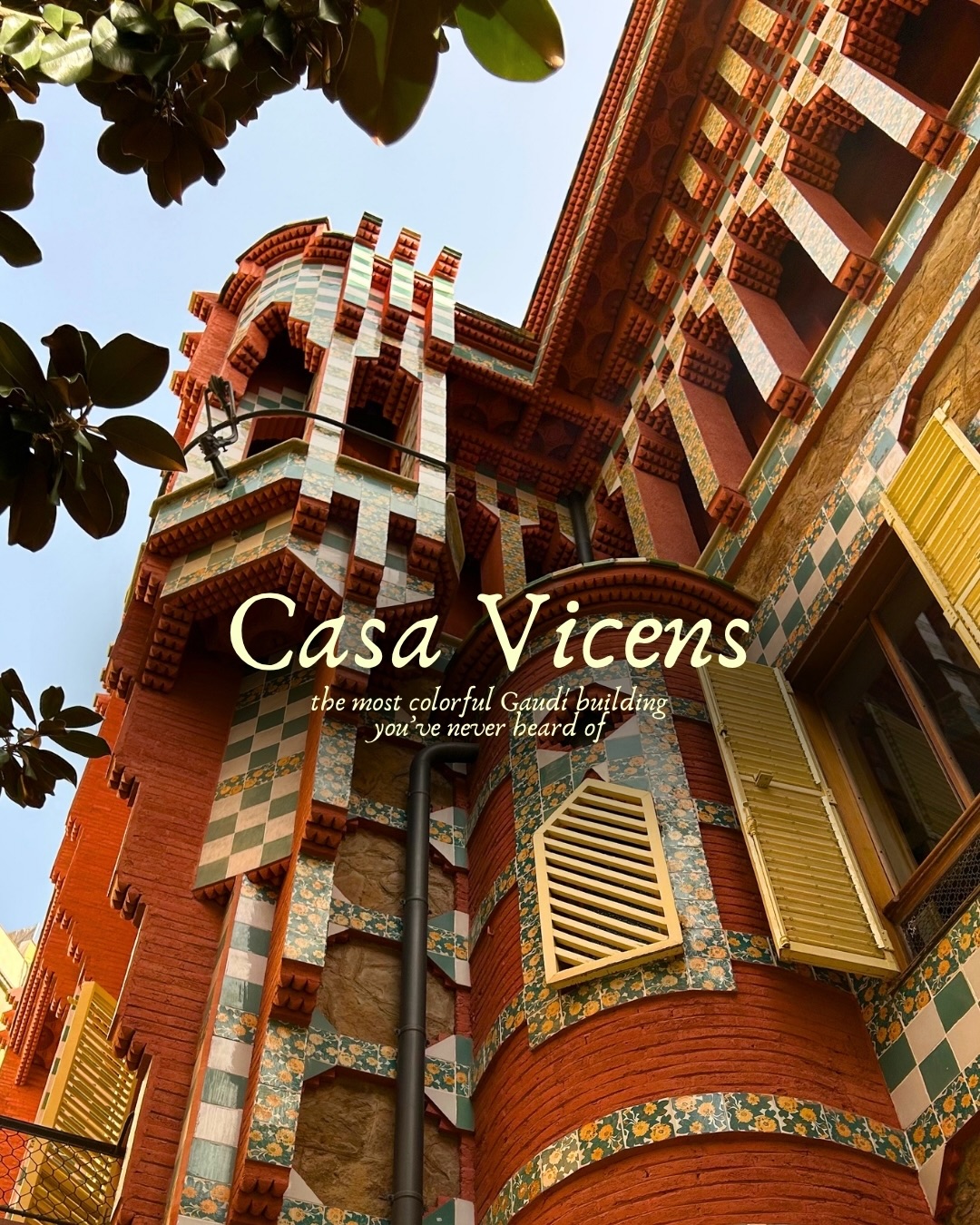 Gaudí's First House Adorned in Tiles and Flowers
