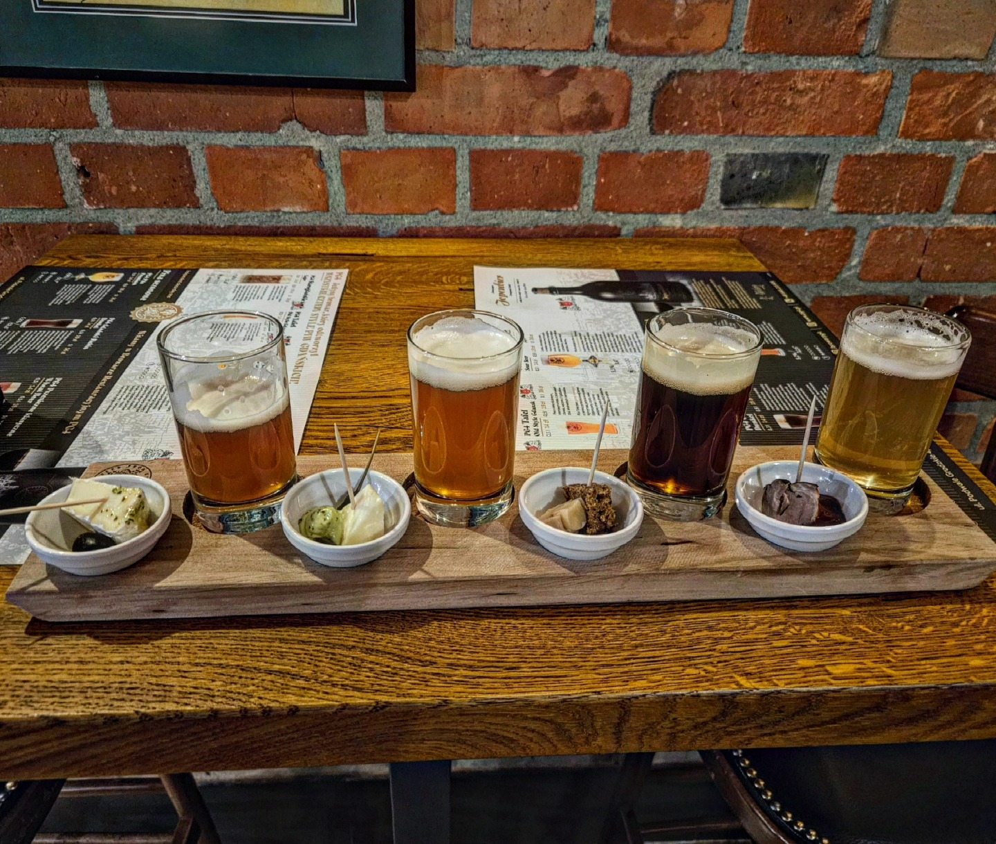 Browar PG4 Offers A Flight Of Four Craft Beers