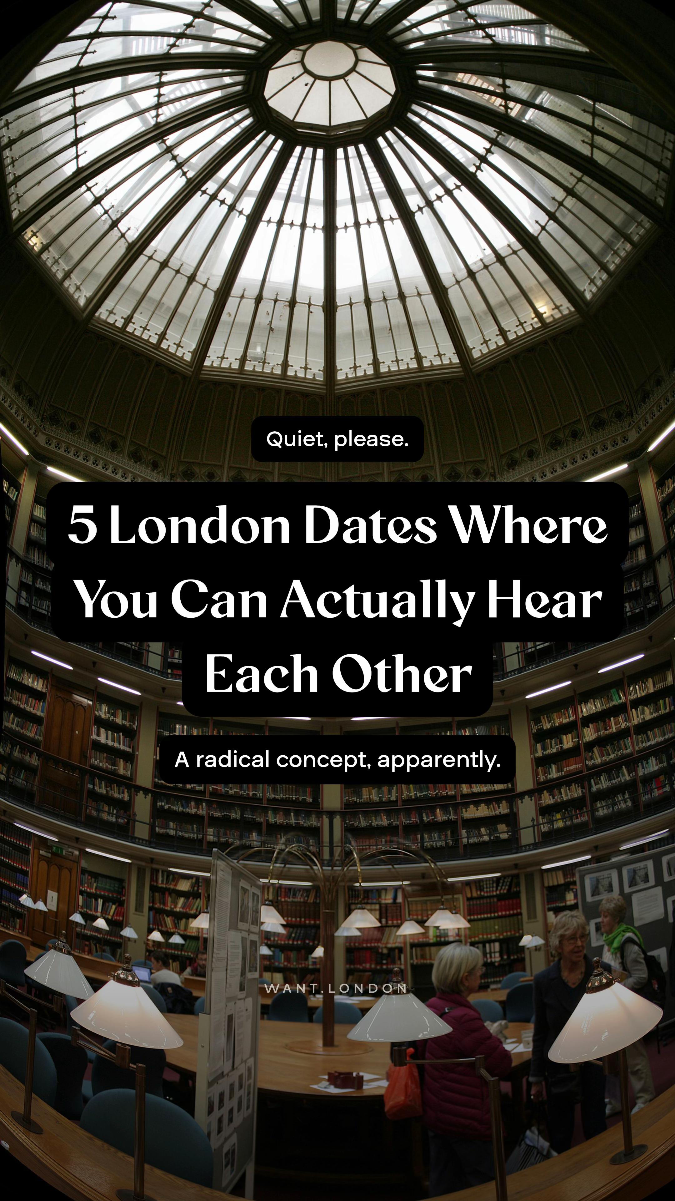 Five Quiet London Spots Perfect for Conversation