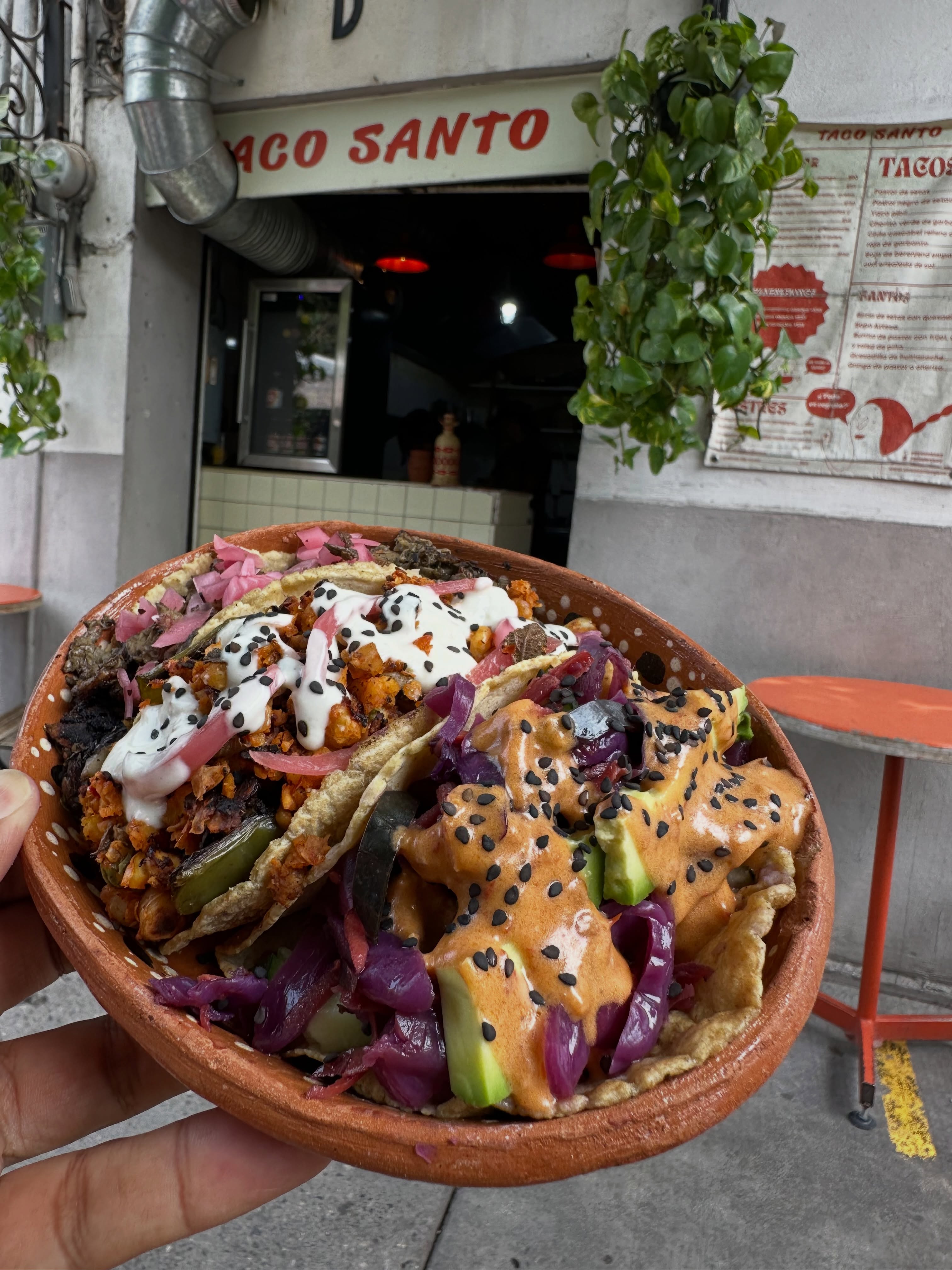 Taco Santo's Saintly Menu Options