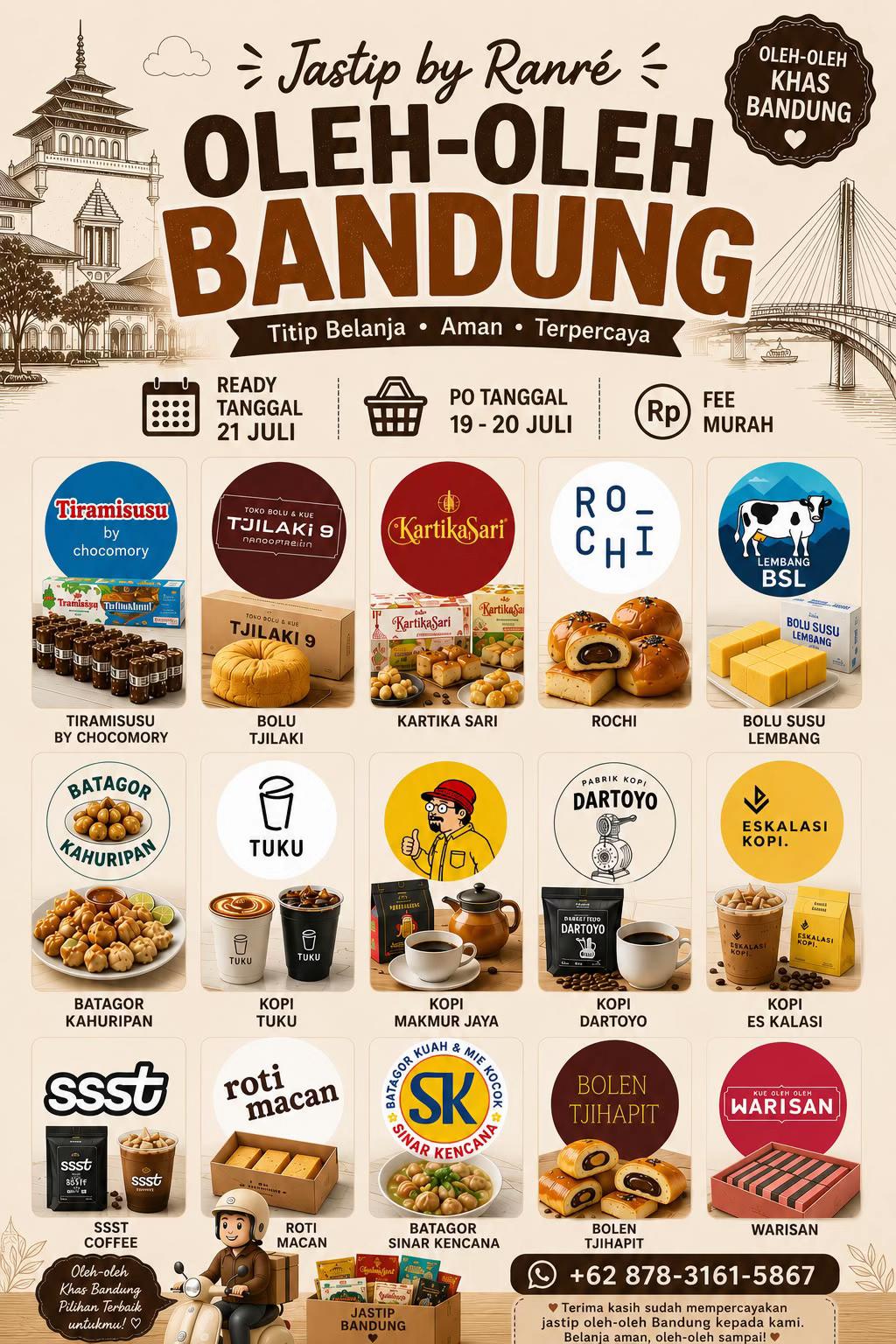 Bandung Treats Available Via Personal Shopper