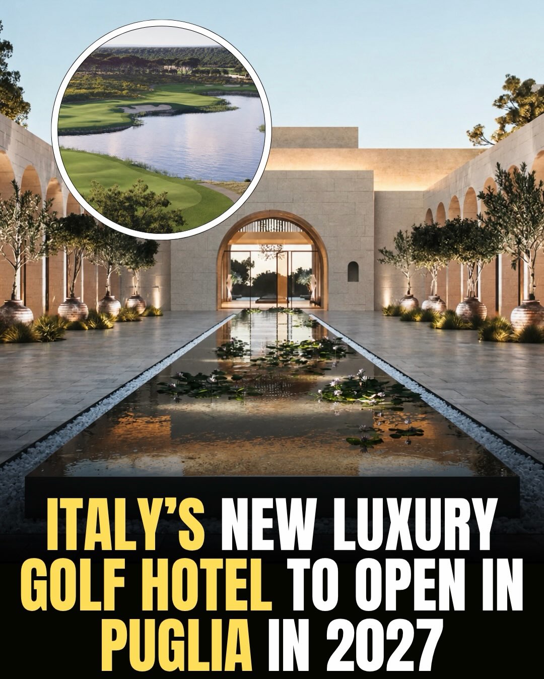 Puglia Resort Combines Golf, Wine, and Trulli