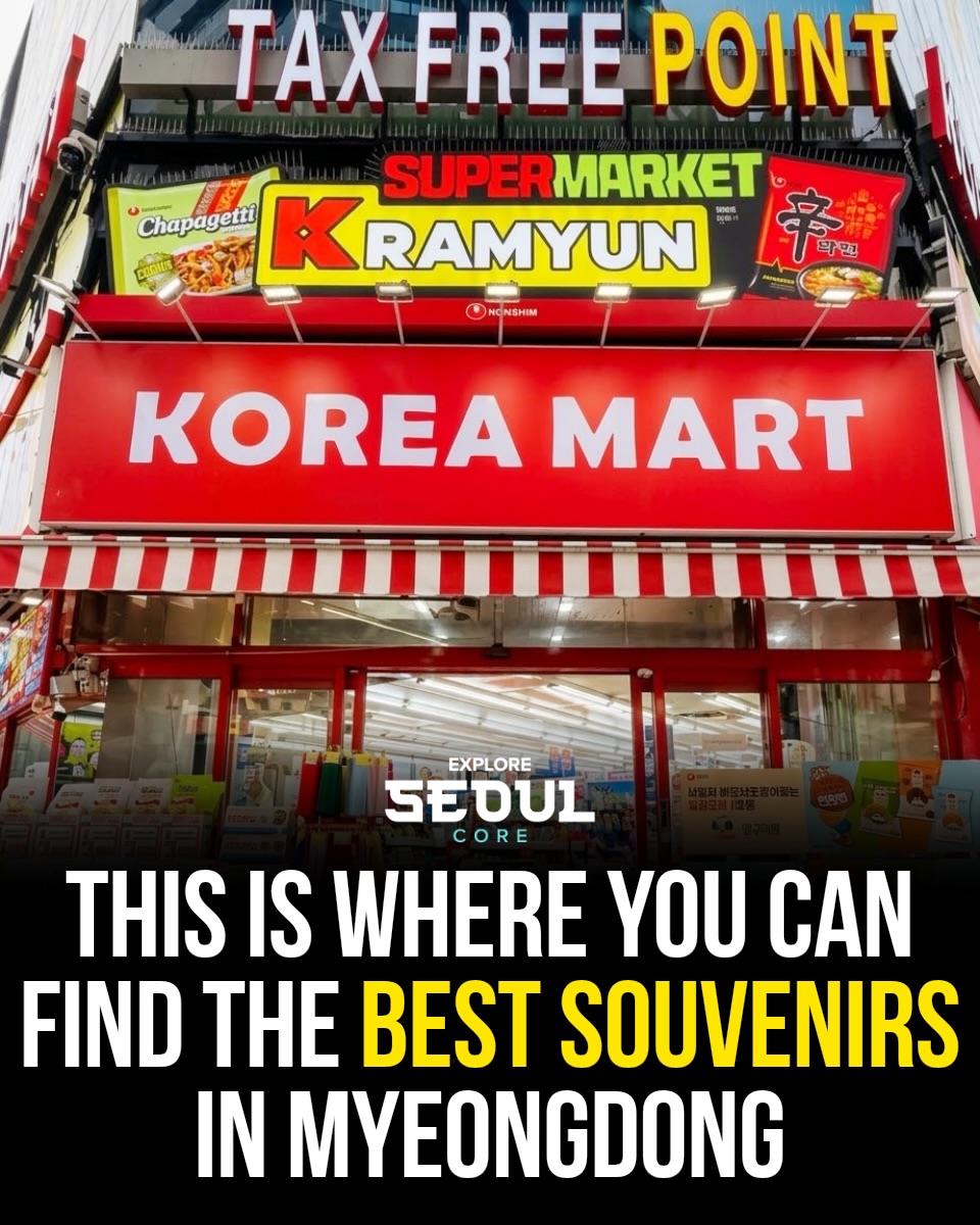 Myeongdong Souvenir Shops Offer K-Pop & Snacks