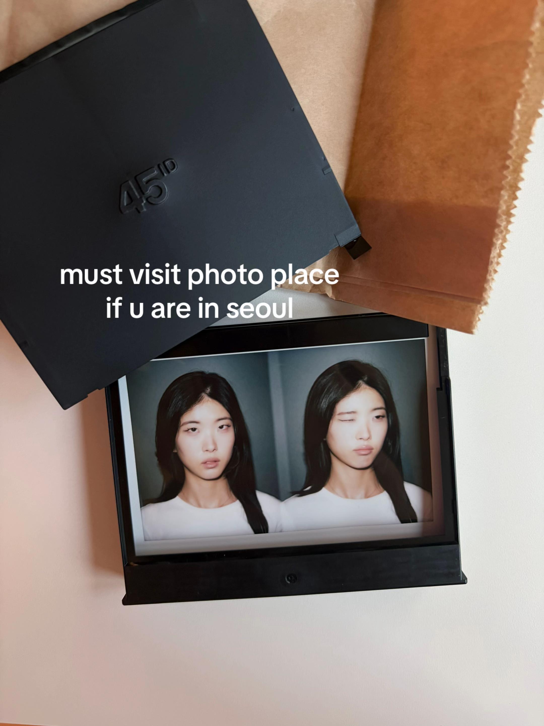 Seoul's Vintage Polaroid Photo Studio Experience