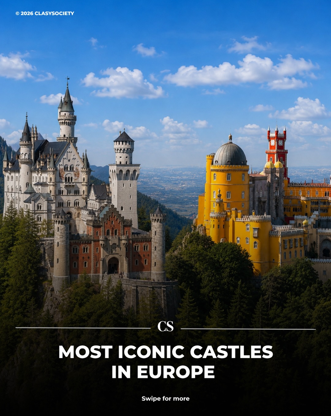 Iconic European Castles With Breathtaking Views