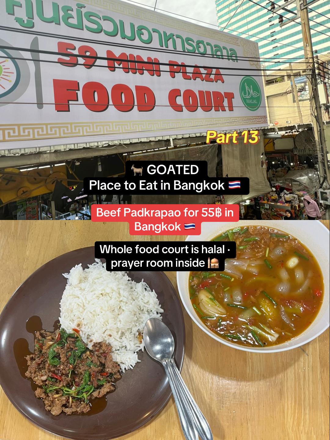 Bangkok's Halal Food Haven at 59 Mini Plaza