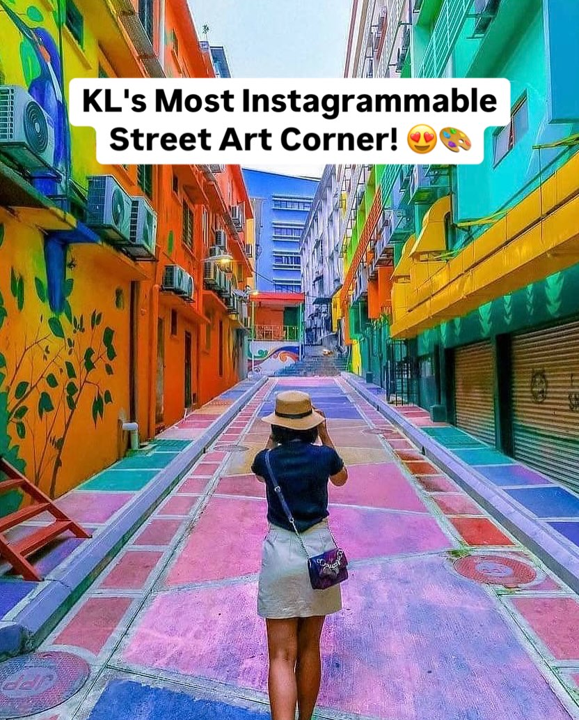 Kuala Lumpur's Colourful Jalan Alor Street Art