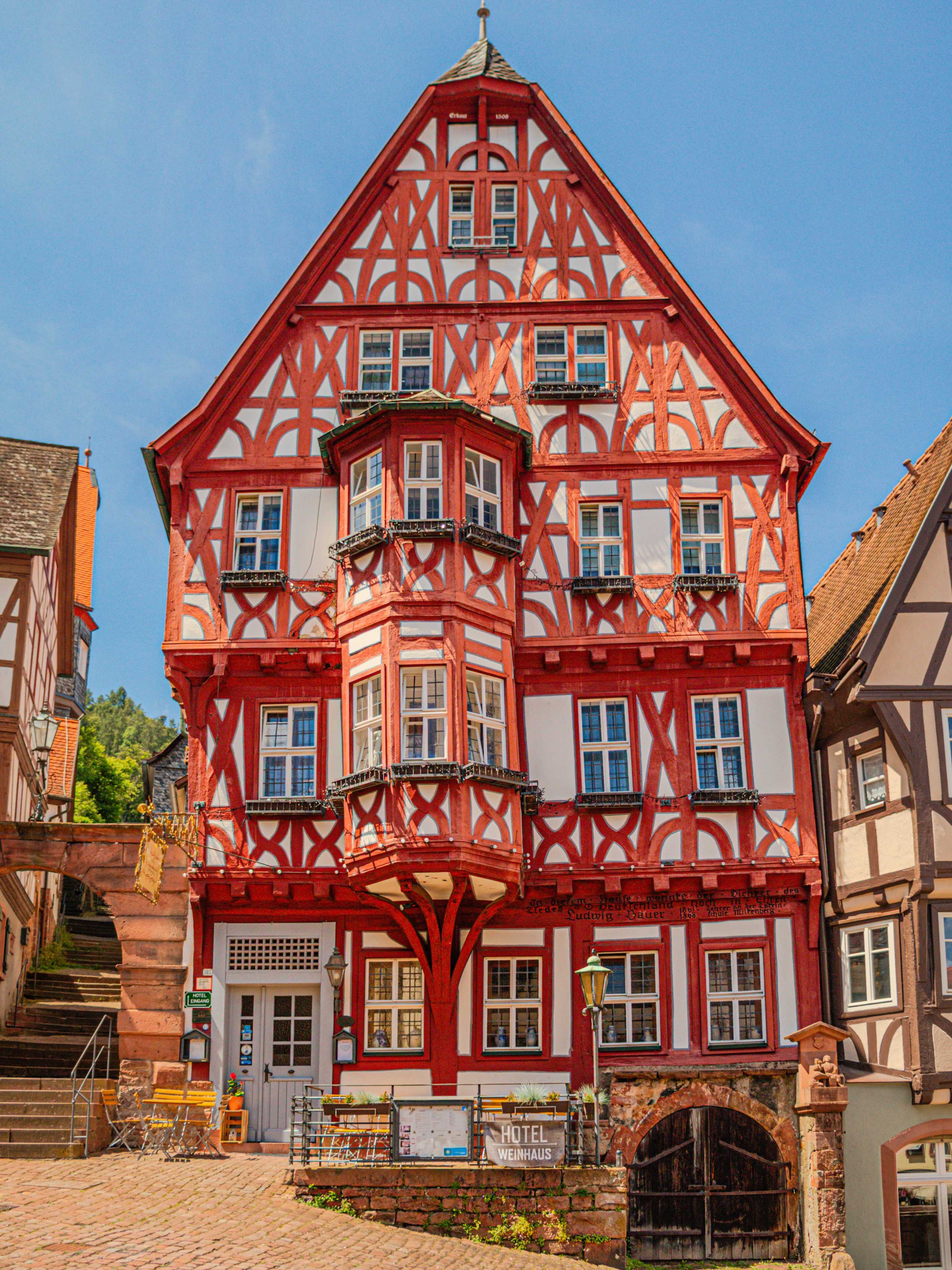 Twin Half-Timbered Houses in Germany