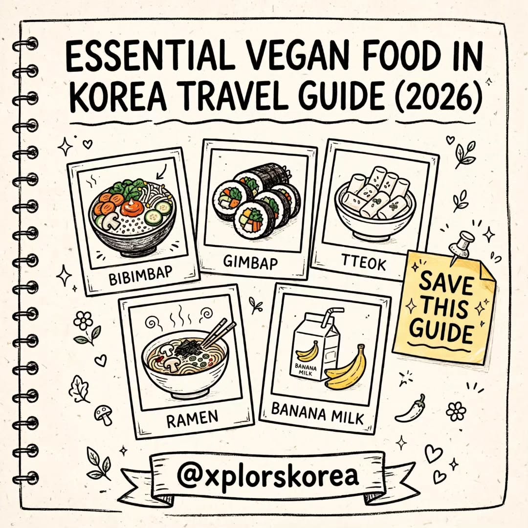 Vegan Eats Across Korean Landmarks