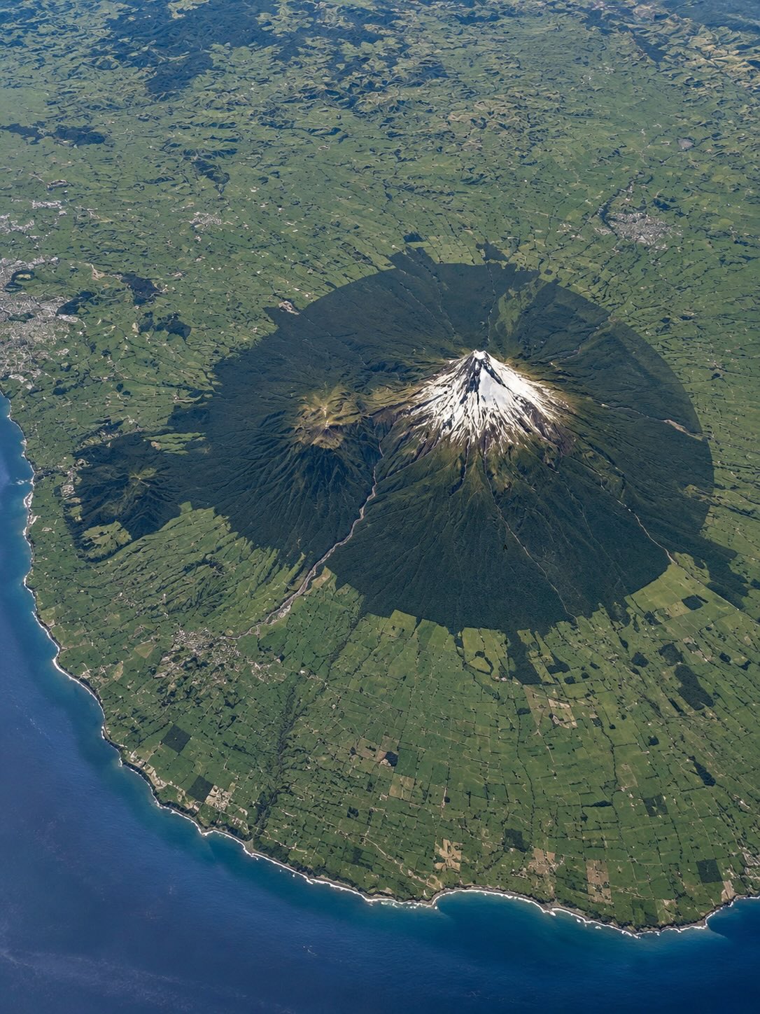 Mount Taranaki and Surrounding Peaks