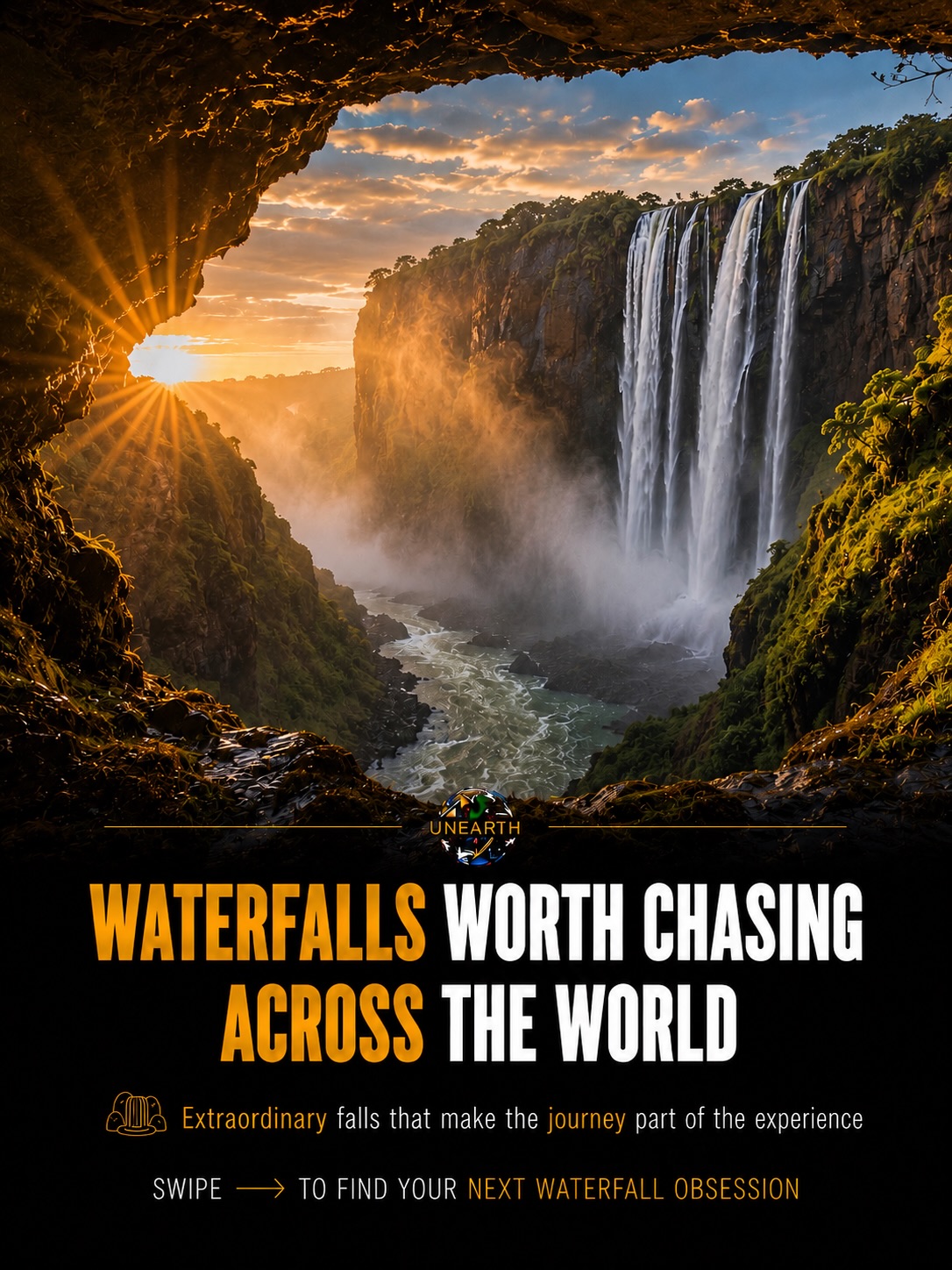 Spectacular Waterfalls Worth Experiencing Worldwide