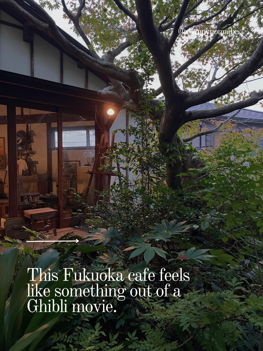 Hidden Fukuoka Cafe With Handmade Goods And Swing