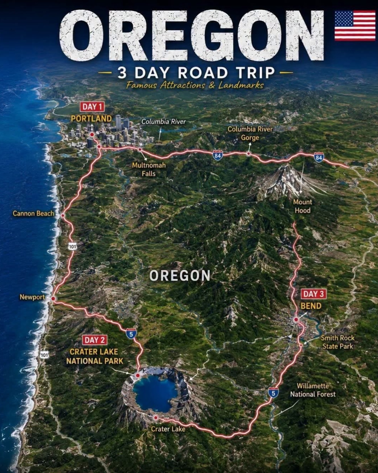 Oregon Road Trip: Coast, Mountains, and Crater Lake