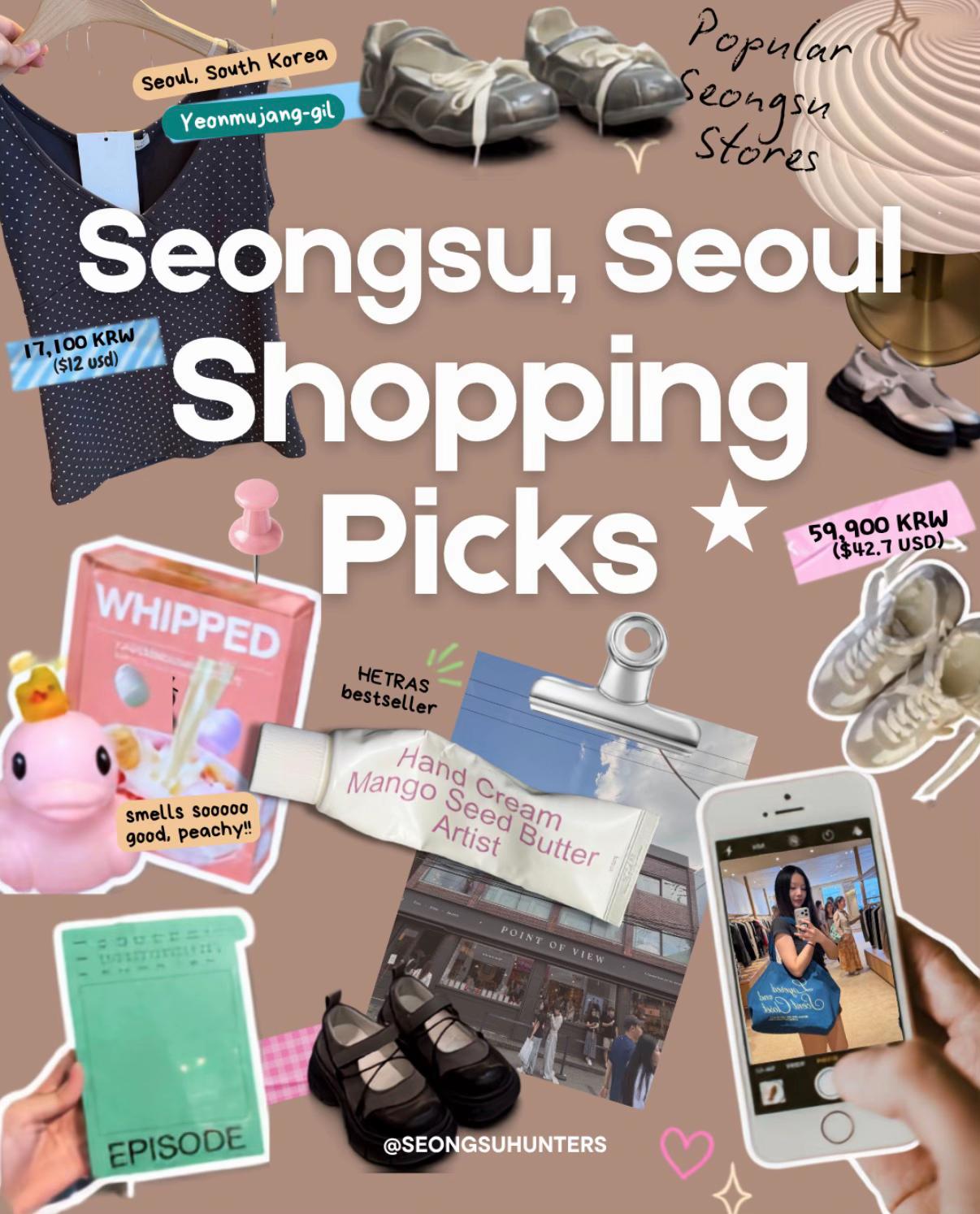 Top 5 Shops in Seoul's Seongsu District