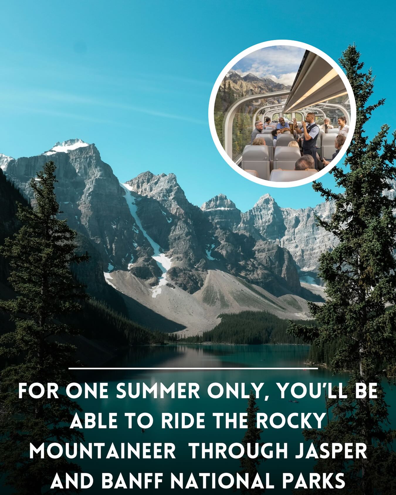 Canadian Rockies Train Trips Through Alberta