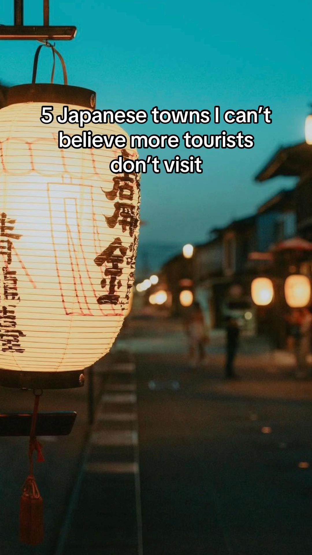 Five Enchanting Traditional Japanese Towns