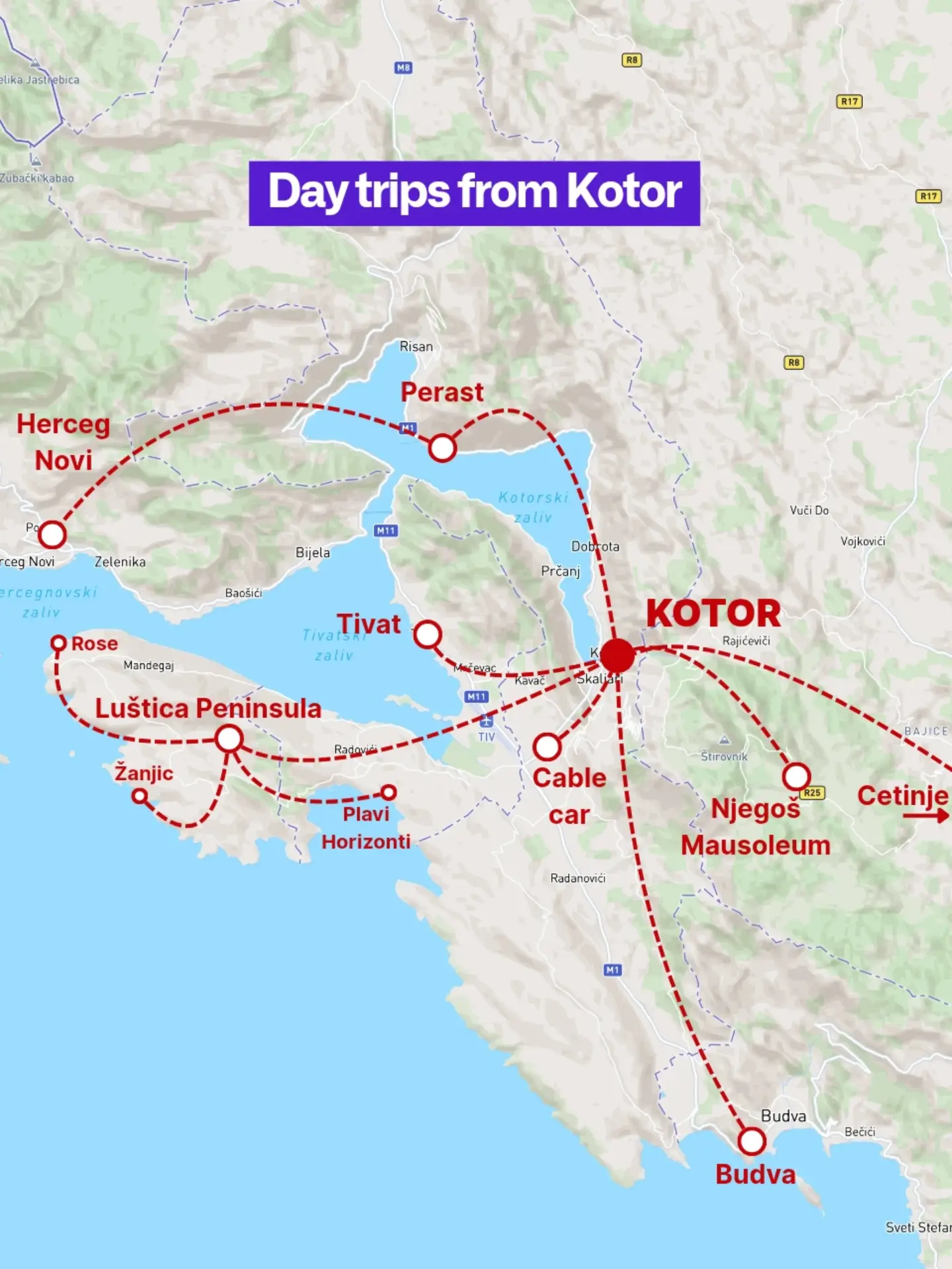 Montenegro Day Trips From The Bay Of Kotor