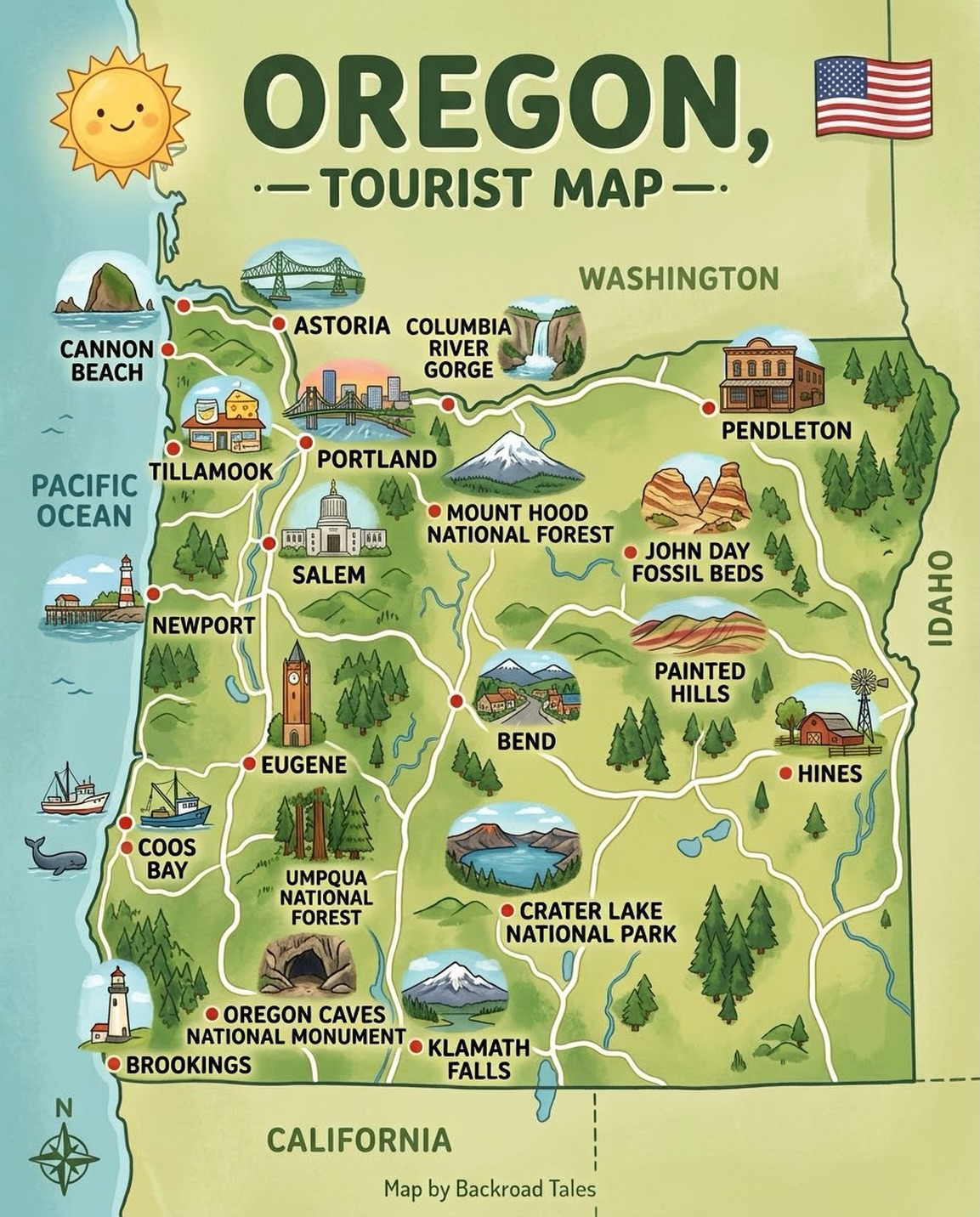 Oregon's Diverse Attractions: Coast to High Desert