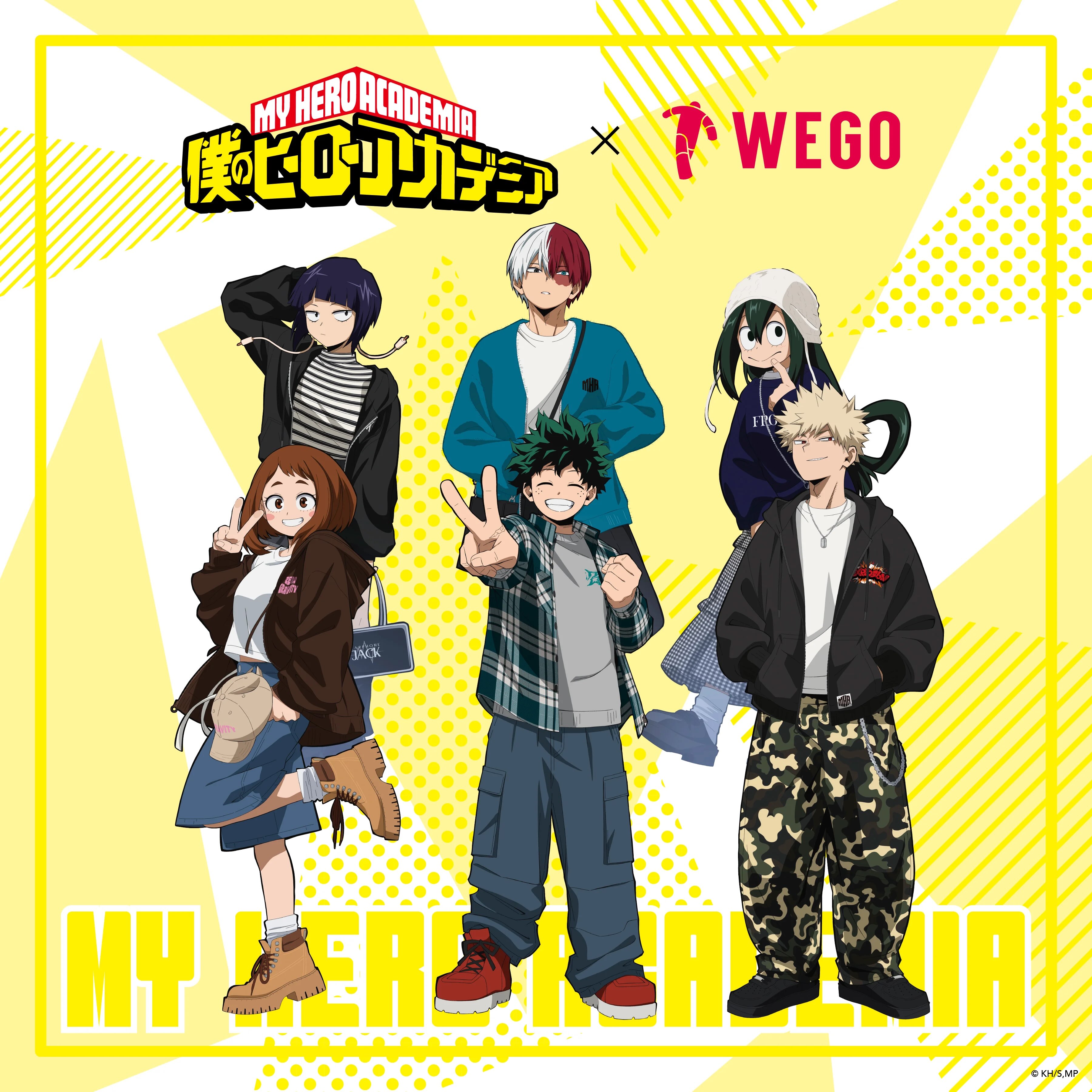 My Hero Academia Collaborates With WEGO