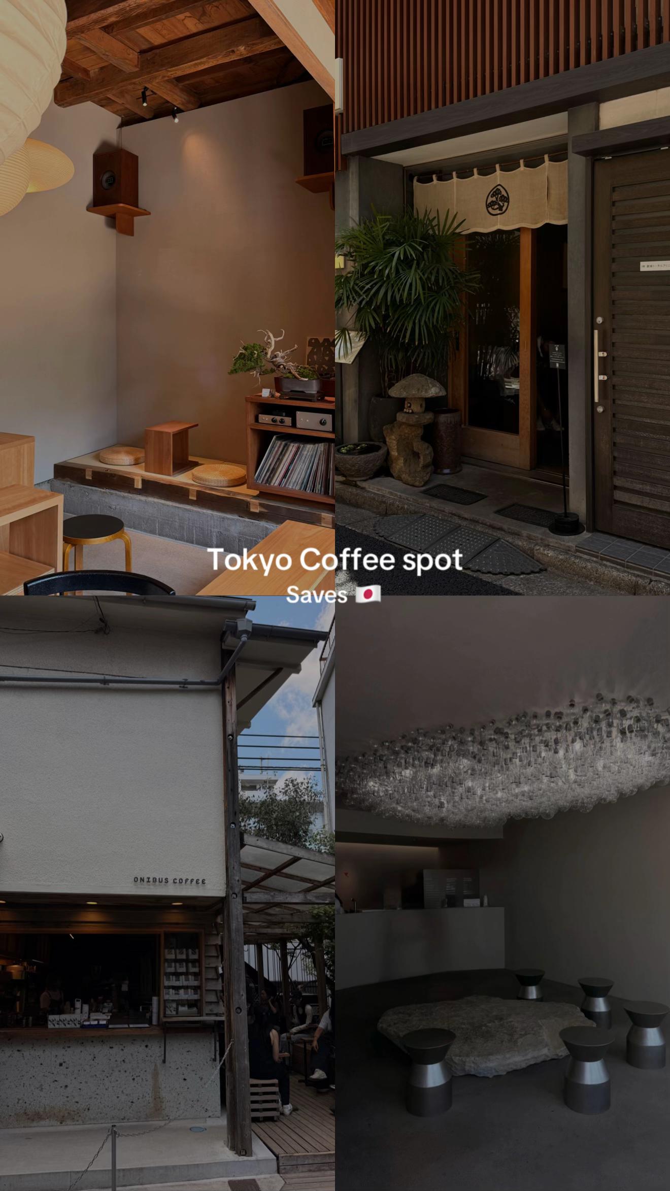 Five Coffee Shops Across Tokyo