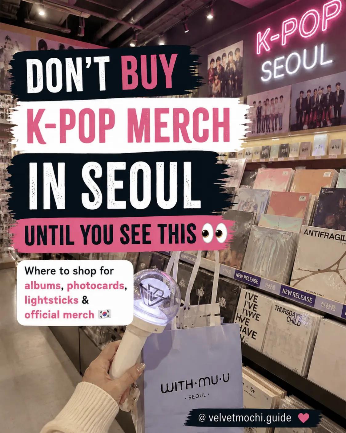 Seoul's Top Spots For K-Pop Merchandise