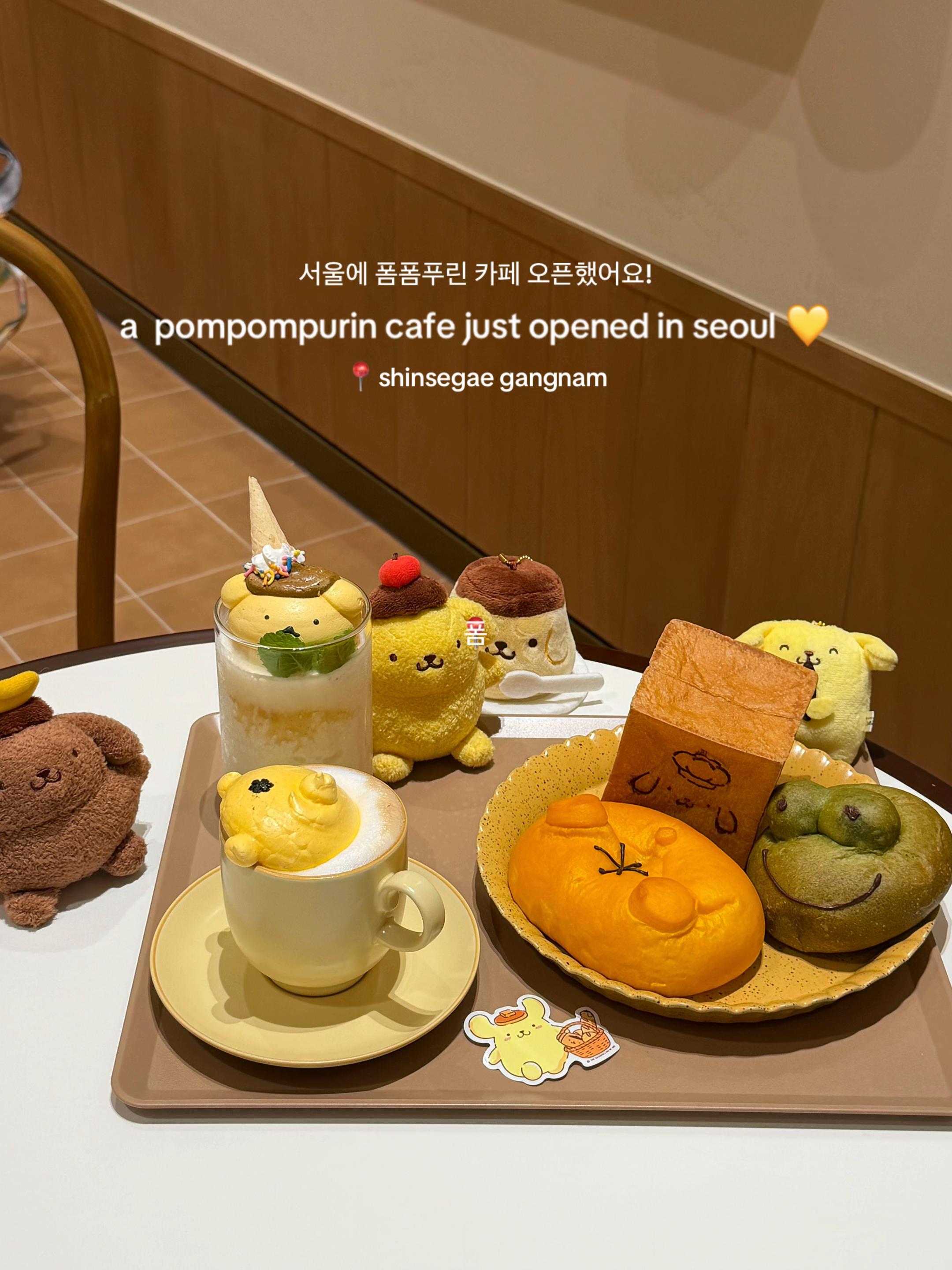 Pompompurin Cafe Opens In Seoul
