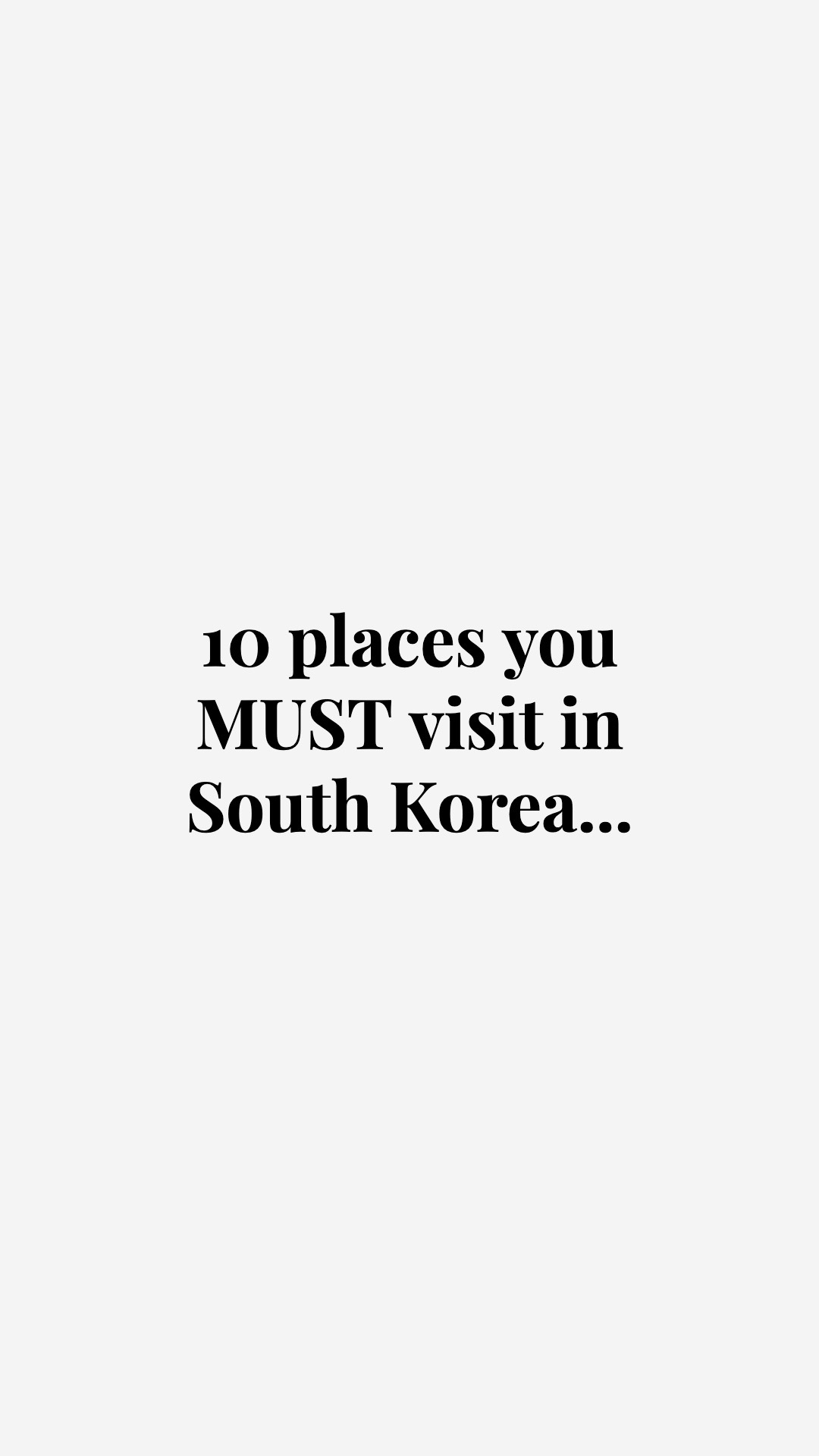 Must-See South Korean Destinations and Travel App