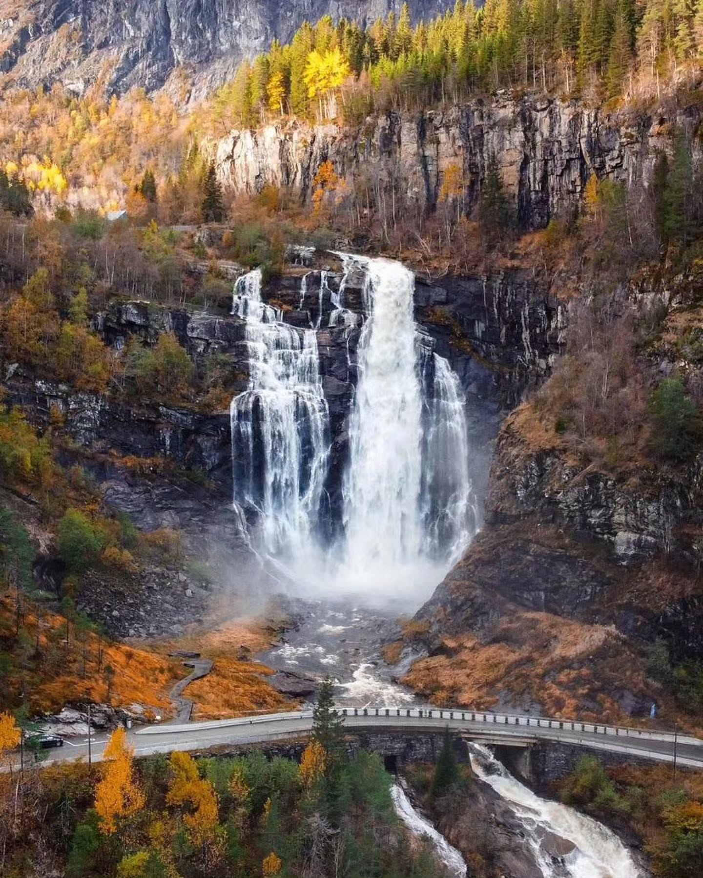 Norwegian Fjord Autumn Colors