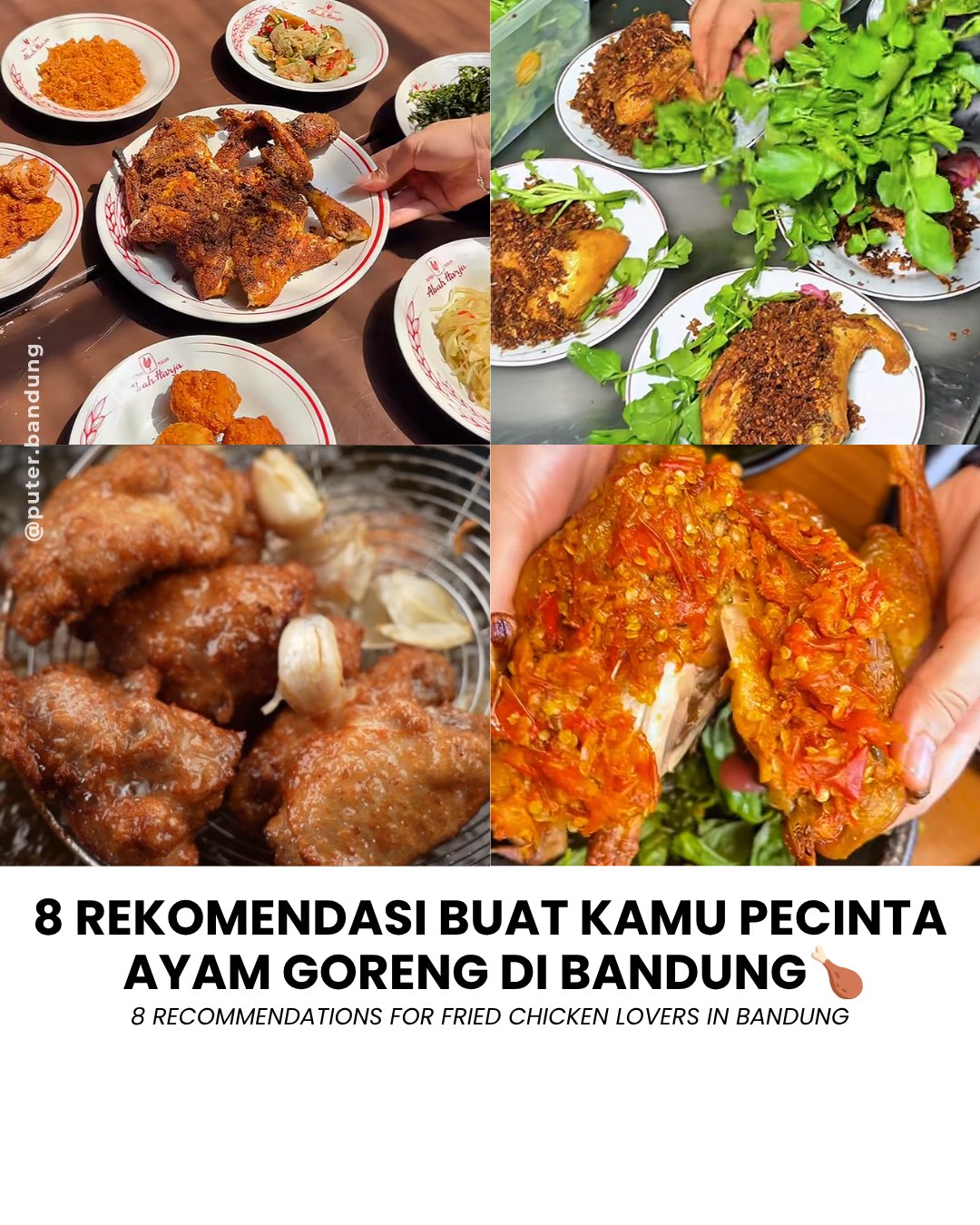 Bandung's Best Fried Chicken Spots