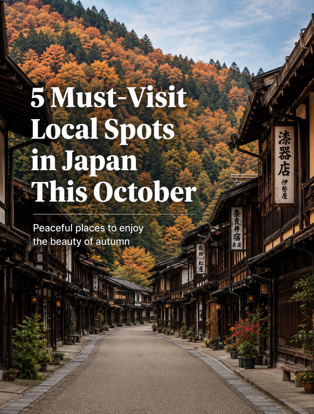 Japanese Autumn Destinations: Gorges, Rice Fields, and More