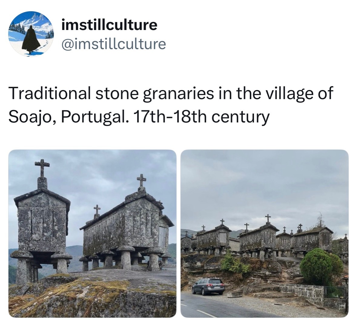 Portuguese Villages Feature Historic Stone Granaries
