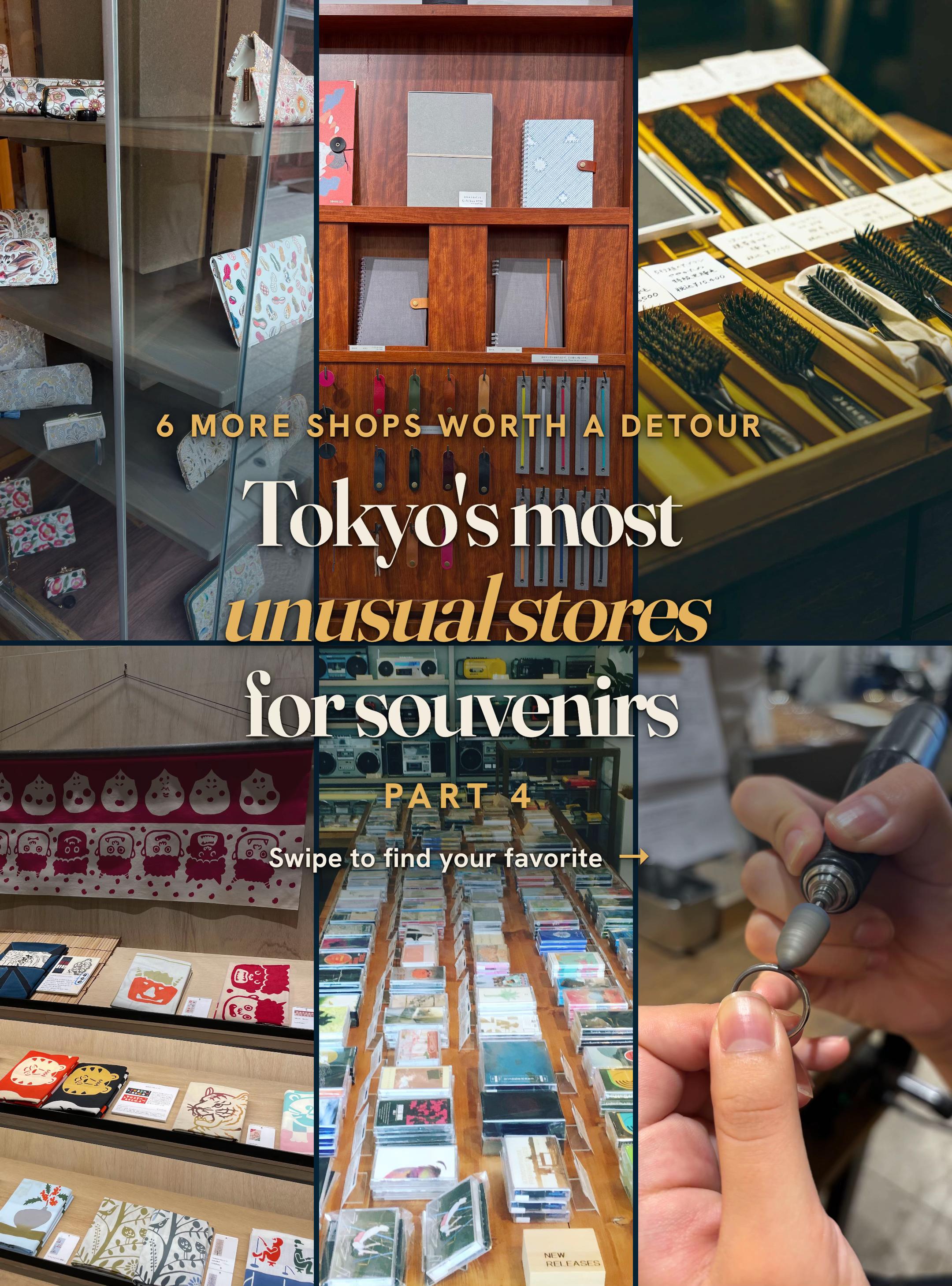 Custom Notebooks, Cassettes, and Handmade Wallets in Tokyo