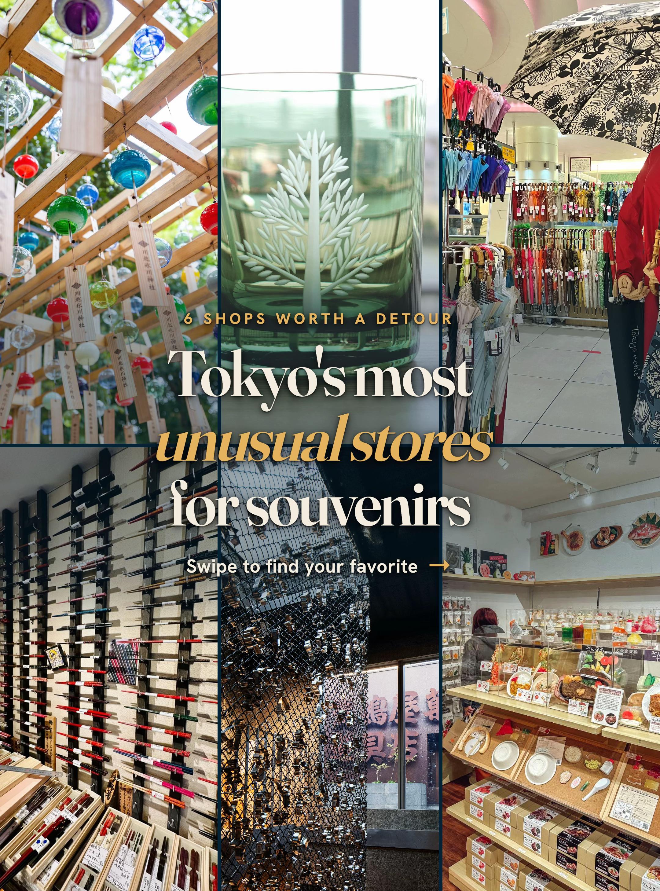 Tokyo Shops For Unique Handcrafted Souvenirs