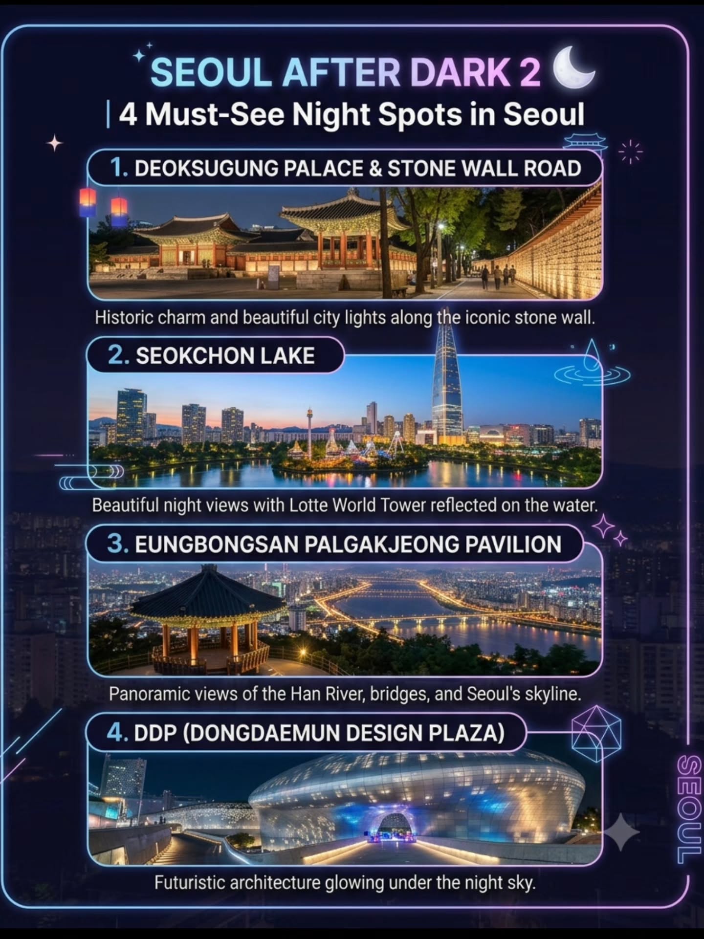Seoul's Four Must-See Nighttime Destinations