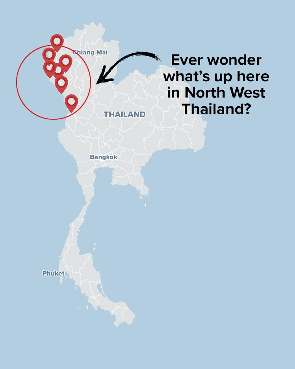 Northwest Thailand's Natural Wonders and Cultural Sites