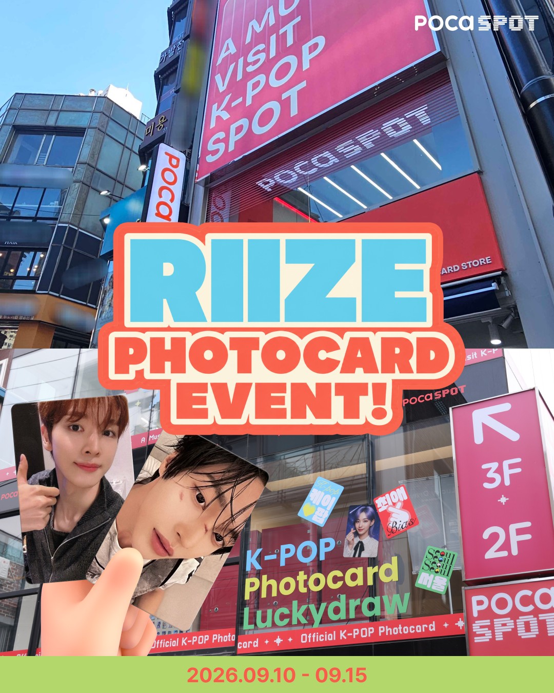 RIIZE Fan Event at POCA SPOT Locations