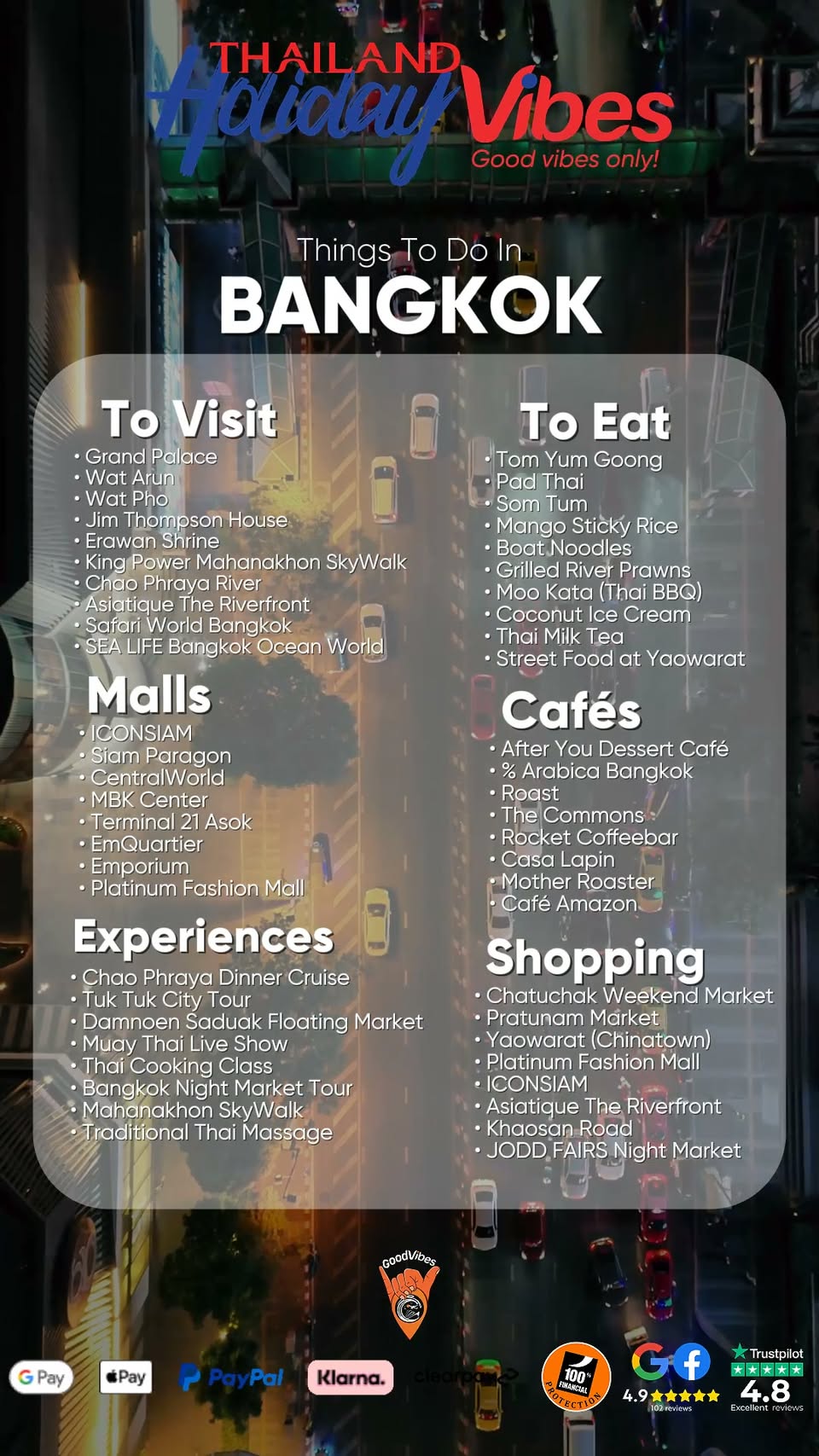 Discover Bangkok's Top Attractions, Markets, and Eateries
