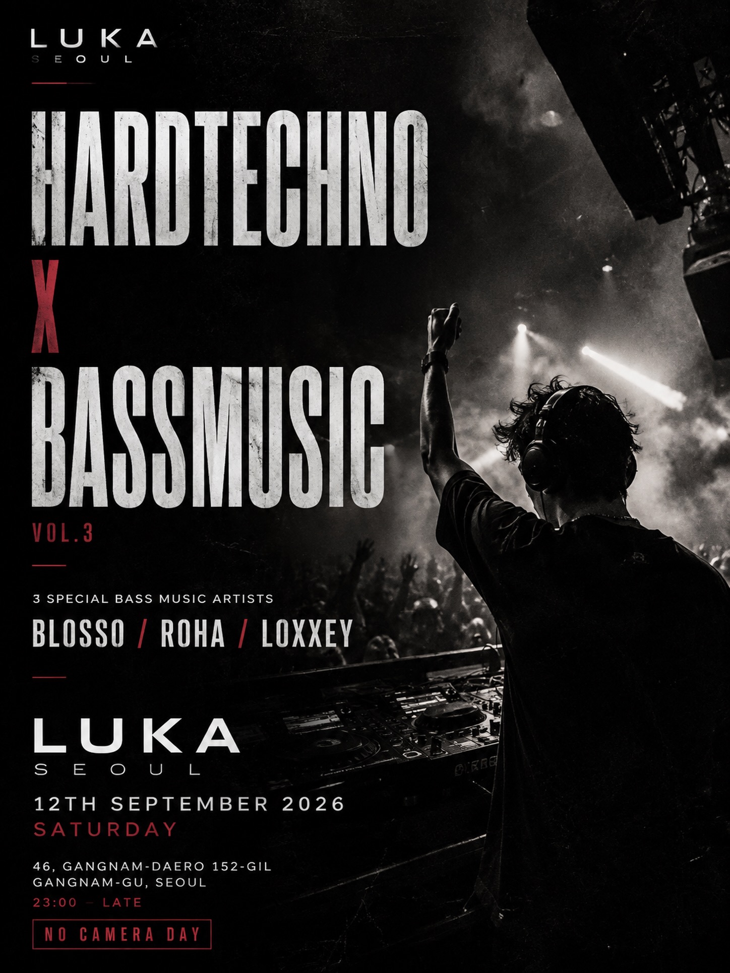 Luka Seoul Hosts Hardtechno and Bass Music Event