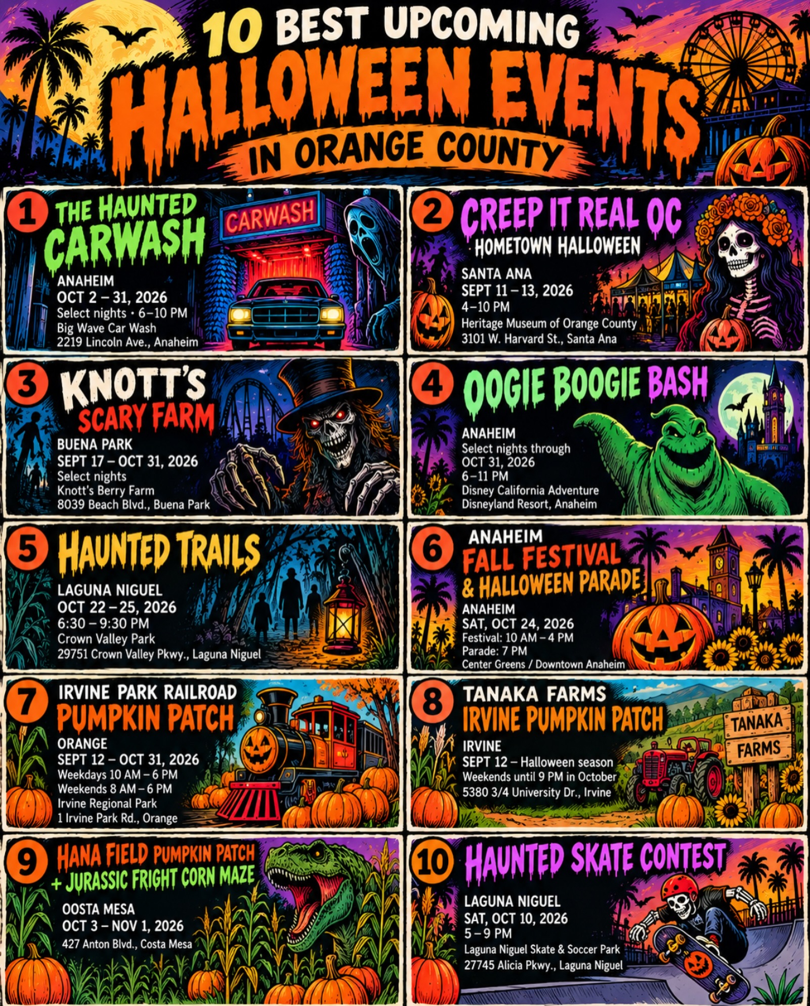 Orange County Halloween Attractions And Farm Fun